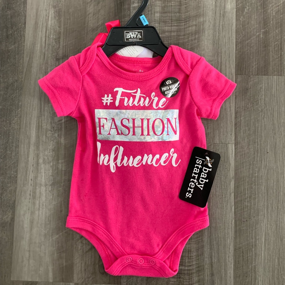 Rashti & Rashti Baby Starters - Bodysuit and accessories - Pink, Size 6M